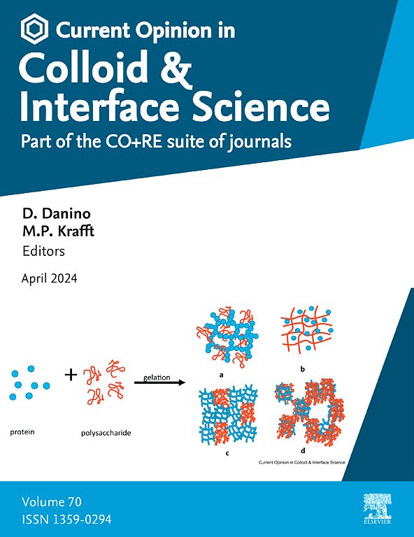 Publications Current Opinion in Colloid and Interface Science